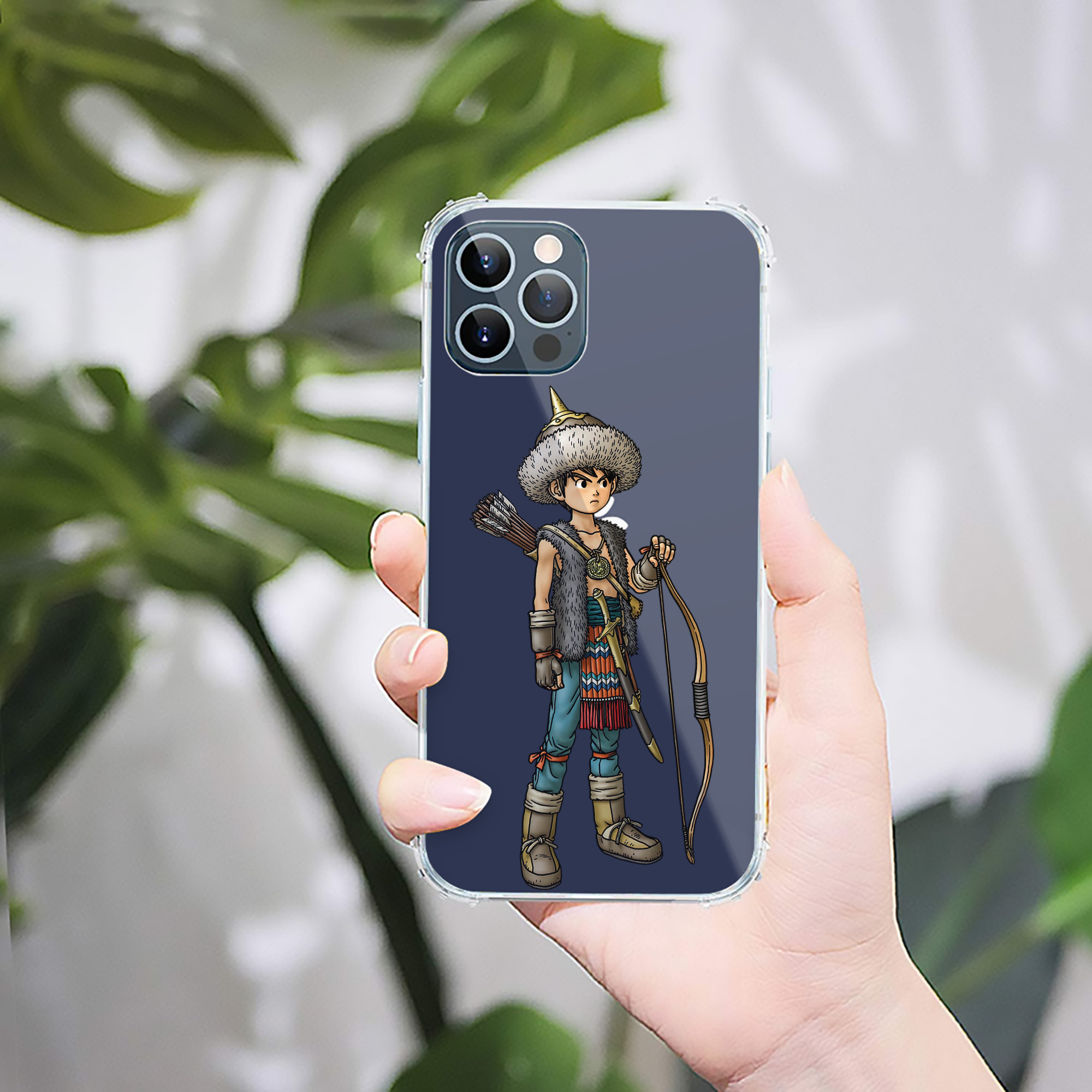 （画像用） ドラゴンクエスト Doragon Kuesuto Dragon Quest 【iPhone 12シリーズ対応】透明スマホケース（クリアソフトケース）